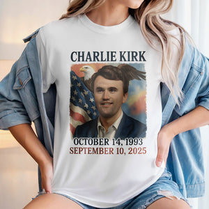 Pray for Charlie Kirk Bright Shirt HA75 64550