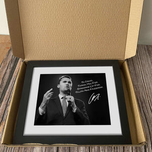Charlie Kirk Photo - Thank You For Standing Up For Truth and Freedom Personalized Picture Frame CH07 67696
