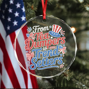 USA 250th Anniversary 250 Years of Freedom America Glass Ornament HO82 894528