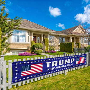 Trump 2024 Make America Strong Once Again Large Banner HO82 63092