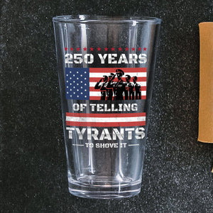 250 Years USA 250th Anniversary America Celebration Beer Glass CH07 896748