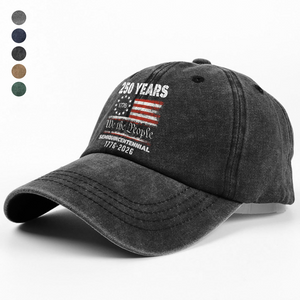 Celebrate Our America 250th Anniversary United States Washed Denim Baseball Cap HA75 897414