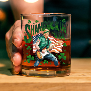 Shamrockin’ The Usa Trump ST. Patrick’s Day Whiskey Glass CH07 67336
