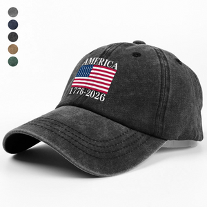 America 250 Years Washed Denim Baseball Cap TH10 894839