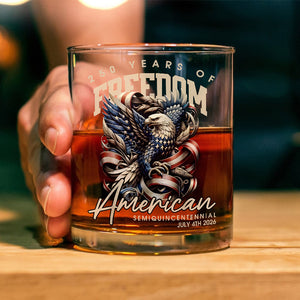 250 Years Of Freedome America Whiskey Glass TH10 894541