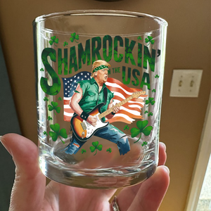 Shamrockin’ The Usa Trump ST. Patrick’s Day Whiskey Glass CH07 67336