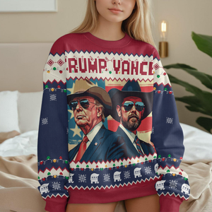 Trump Vance The Outlaw And The Hillbilly Ugly Sweater HA75 63870
