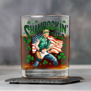 Shamrockin’ The Usa Trump ST. Patrick’s Day Whiskey Glass CH07 67336