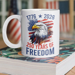 America Semiquincentennial 250 Years Of Freedom White Mug CH07 896702