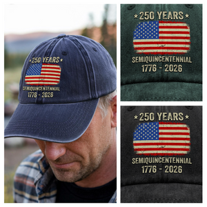Celebrate 250th Anniversary United States Semiquincentennial Washed Denim Baseball Cap HO82 894768
