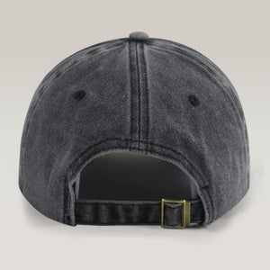 Custom Name 4th of July America 250 Washed Denim Baseball Cap LM32 895323