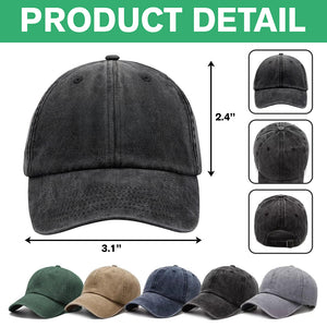 Pray For Charlie Kirk Washed Denim Baseball Cap TH10 64485