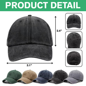 Pray for Charlie Kirk Washed Denim Baseball Cap HA75 64556