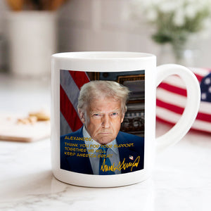 Trump Keep America Great Again Personalized White Mug CH07 67324