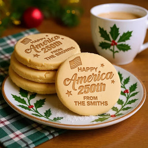 Personalized Happy America 250th Cookie Stamp TH10 898009