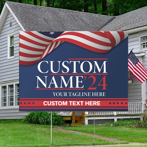 Custom Text Election Yard Sign TH10 63489