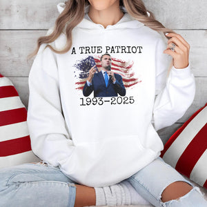 A True Patriot Charlie Kirk Memorial Bright Shirt CH07 67414