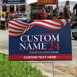 Custom Text Election Yard Sign TH10 63489