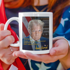 Trump Keep America Great Again Personalized White Mug CH07 67324