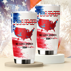 Trump We Saved America 2024 Fat Tumbler HA75 63805