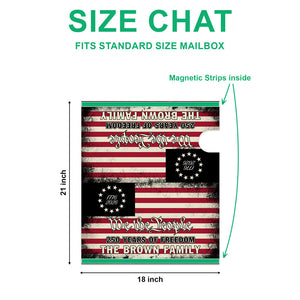 America 250th Anniversary 1776 2026 Semiquincentennial We The People Patriotic Mailbox Cover HO82 901052