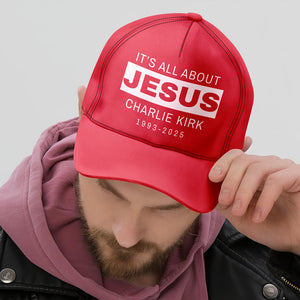 It's All About Jesus - Charlie Kirk 1993 - 2025 Classic Cap LM32 65645