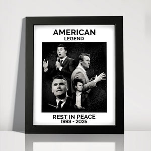 Rest In Piece Charlie Kirk Picture Frame CH07 67522