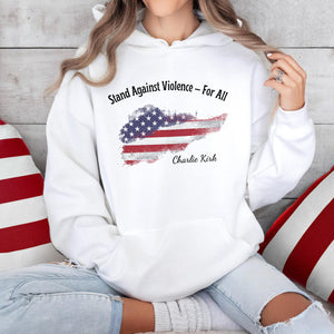 Stand Against Violence For All - Charlie Kirk Bright Shirt HO82 65940