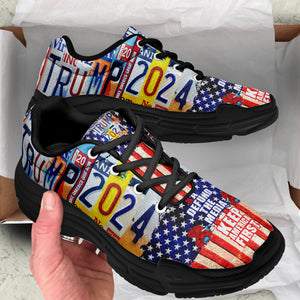 Trump 2024 American Flag Chunky Sneakers HO82 62700