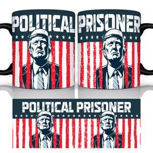 Political Prisoner Trump Black Mug TH10 N304 62631