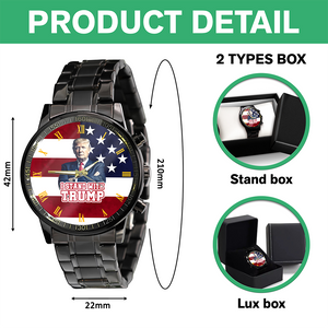 Custom Donald Trump Photo Make America Great Again Wrist Watch HA75 64398