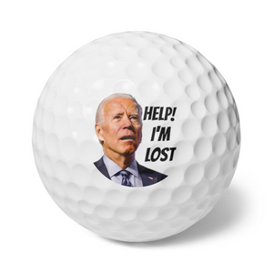 Funny Golf Balls - Help I'm Lost Trump Golf Ball Golf Lovers Gift CH07 67718