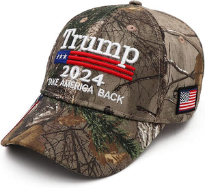 MAGA Hat Trump Hat Donald Trump 2024 Hat Make America Great Again Adjustable Baseball Cap with USA Flag for Women Men