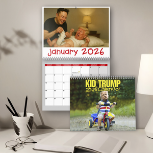 Kid Trump - 2026 Wall Calendar Christmas Gift Funny Calendar CH07 67558