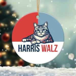 Harris Walz 2024 Obviously - Kamala Harris For President 2024 Ceramic Ornament HA75 63454