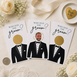 Personalized Who Has The Groom Scratch Off Game Card – Bridal Shower Scratch Off, Bachelorette Games, Groom Scratch Off, Wedding HO82 903100