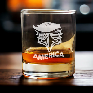 Trump 2024 F**k Your Feelings Personalized Gift Engraved Rock Glass HA75 62536