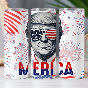 Independence Day American Trump Skinny Tumbler DM01 62801