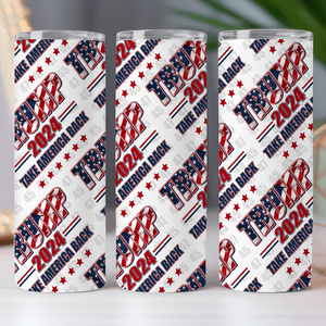 Trump 2024 Take America Back Skinny Tumbler DM01 62821