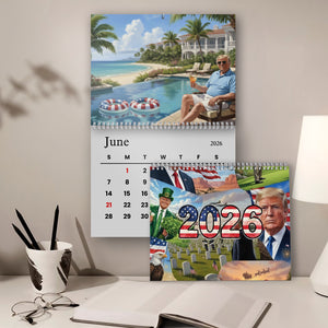 Funny Trump 2026 Wall Calendar CH07 67560