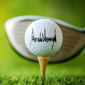 Donald Trump Signature Golf Gift, White Golf Ball TH10 64627