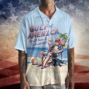 Donald Trump Chilly Gulf of America Ocean Hawaii Shirt LM32 65291