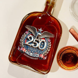 USA Eagles 250th Anniversary Semiquincentennial 1776-2026 Whiskey Bottle LM32 897465