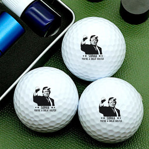 Personalized Trump You're A Great Golfer Golf Ball Stamp CH07 896874