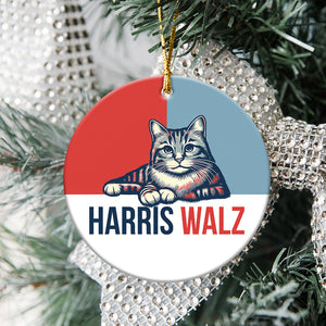 Harris Walz 2024 Obviously - Kamala Harris For President 2024 Ceramic Ornament HA75 63454