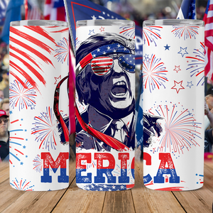Independence Day American Trump Skinny Tumbler DM01 62801
