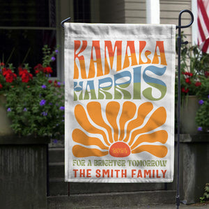 Kamala Harris For A Brighter Tomorrow Vintage Boho Garden Flag HA75 63480