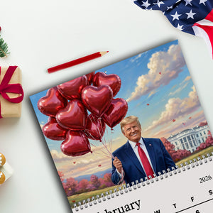 Funny Trump 2026 Wall Calendar CH07 67560