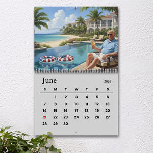 Funny Trump 2026 Wall Calendar CH07 67560