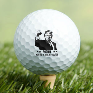 Personalized Trump You're A Great Golfer Golf Ball Stamp CH07 896874